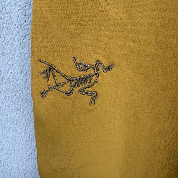 Arc'teryx Pants Mens 30 Yellow Gamma Pant Softshell Hiking Climbing Zip Pockets - Picture 6 of 13